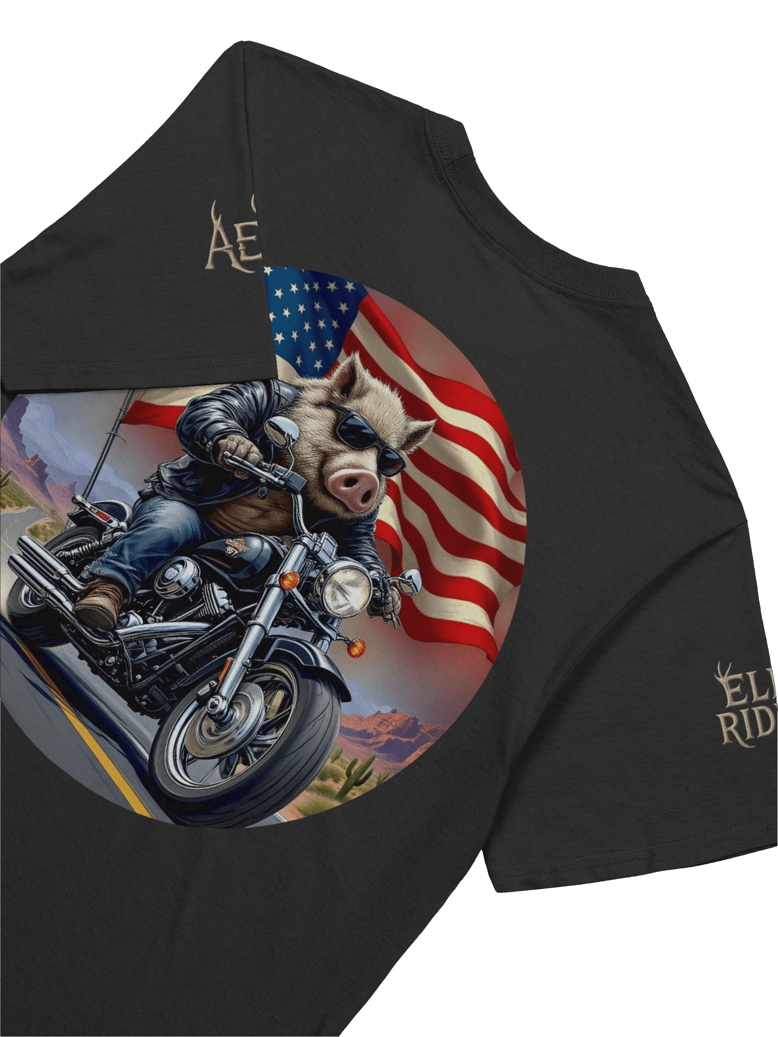 ELK LODGE Antler Crown Logo T-Shirt "AEMP" product image (45)