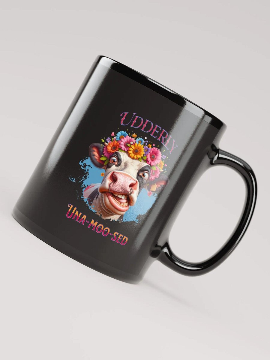 Whimsical Cow Floral Crown Mug product image (4)