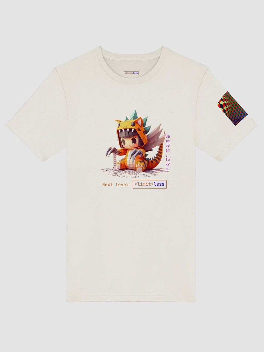 Limitless Gamer Girl T-Shirt - Retro Tech Streetwear for Geek Queens product image (3)