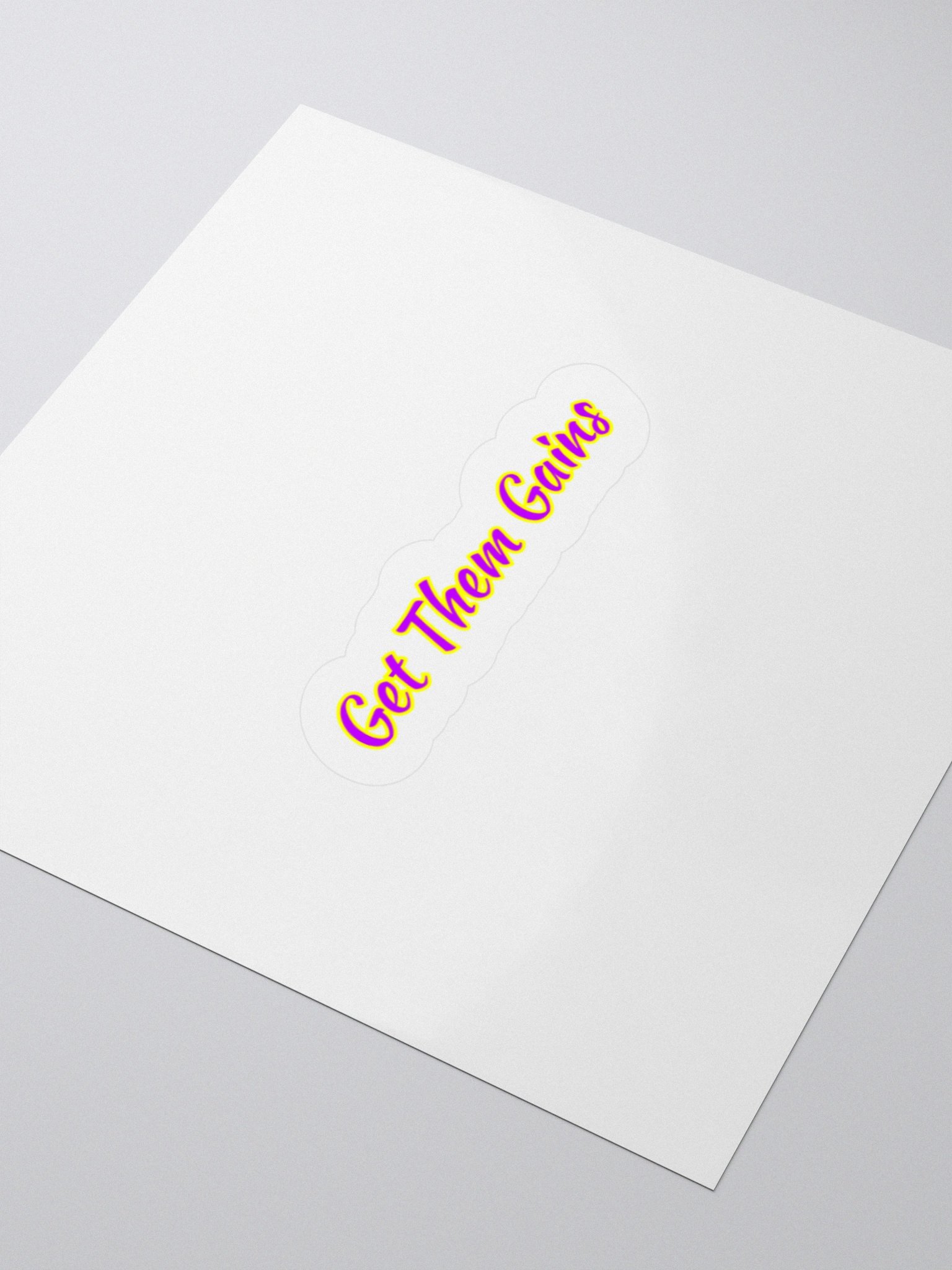 Get Them Gains Sticker. product image (3)