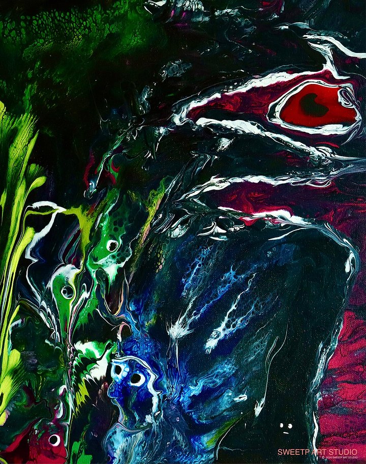 Creatures Among the Pterodactyl | Art Print product image (1)