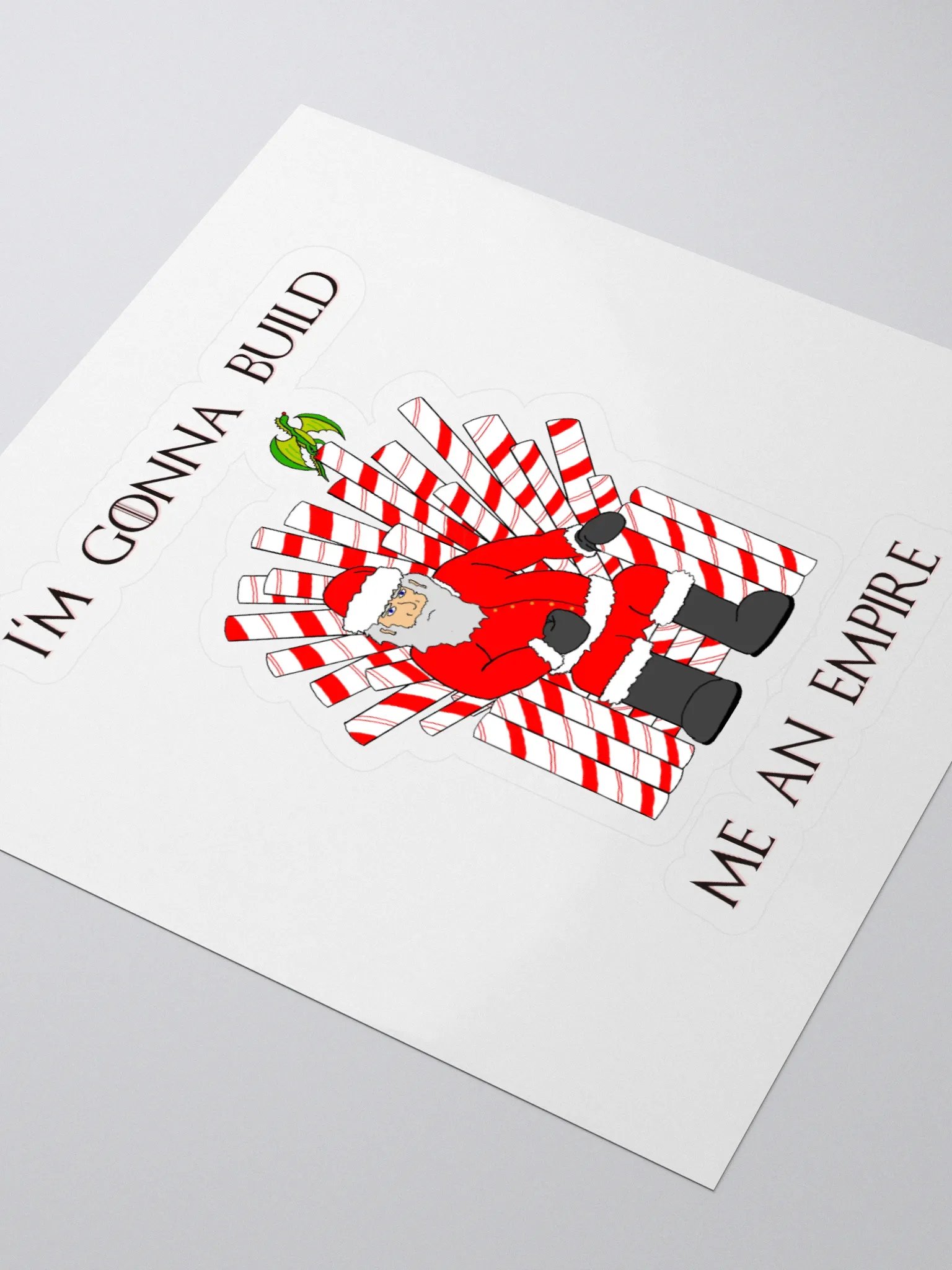 "Empire" Christmas Sticker product image (3)