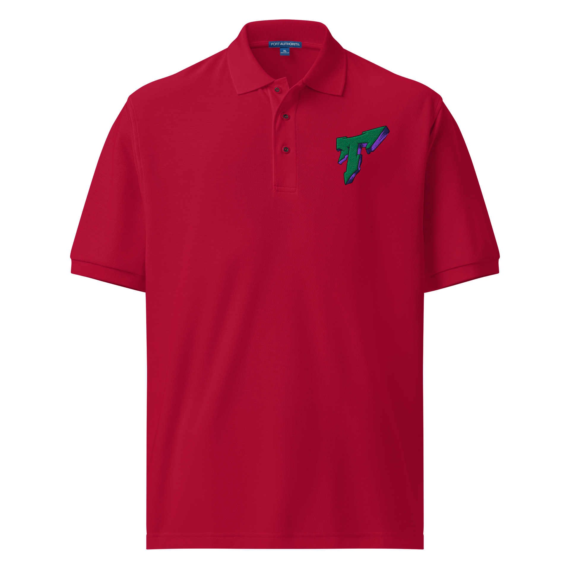 Graffiti Style 'T' Letter Art Polo Shirt product image (1)