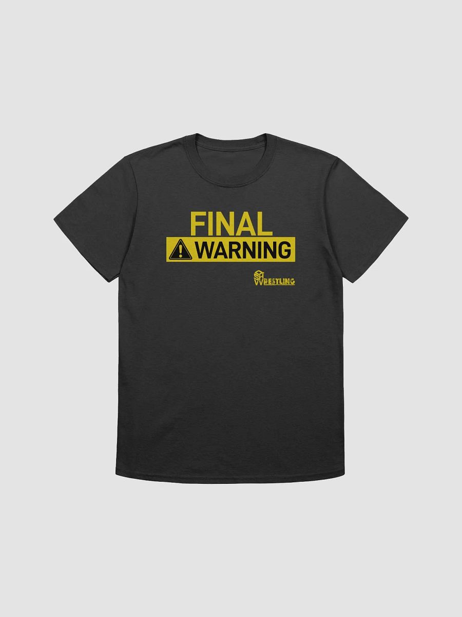 QSHW FINAL WARNING T-SHIRT product image (1)
