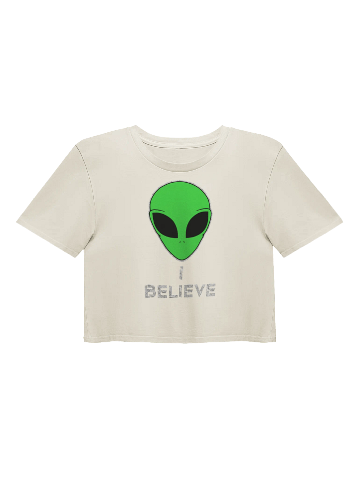Believe (Cropped White Pattern) product image (1)