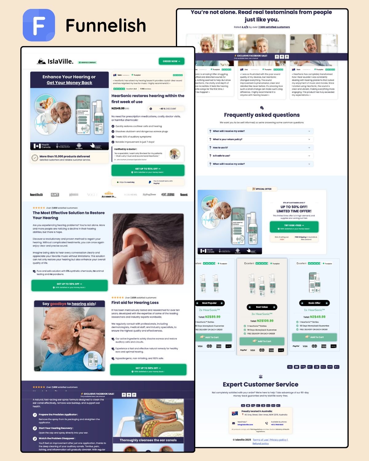 IslaVille Product Page | Funnelish product image (1)
