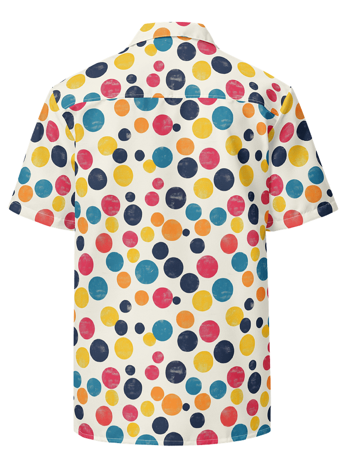 Polka Dot Illusion Vintage Retro Hawaiian Shirt product image (2)