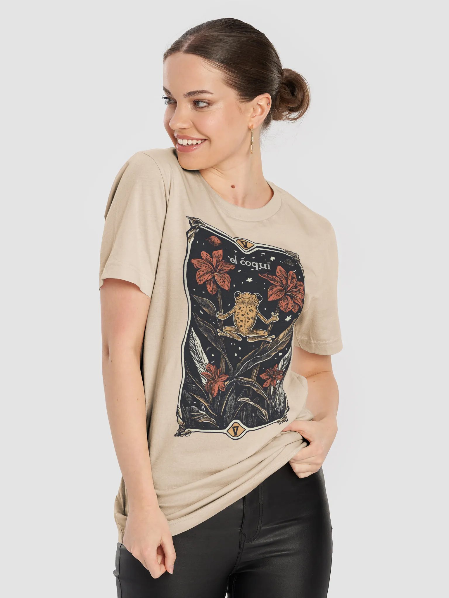 El Coquí Carta Tarot Camiseta Unisex product image (5)