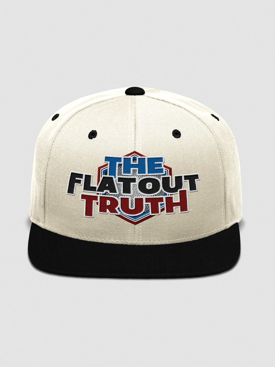 TFOT Bold Red Hex Flat Snapback Hat product image (2)