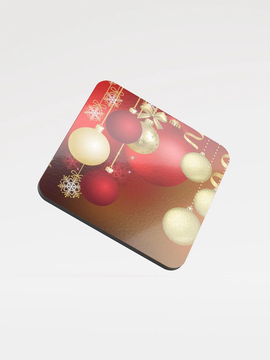 Festive Ornament Cork Coaster gift for entertainers moms colleagues friends product image (1)