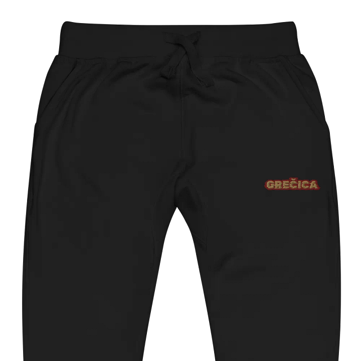 GREČICA Distorted Glitch Unisex Fleece Joggers product image (7)