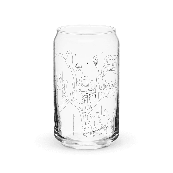 Hungry Demon & Friends Can-Shaped Glass product image (2)