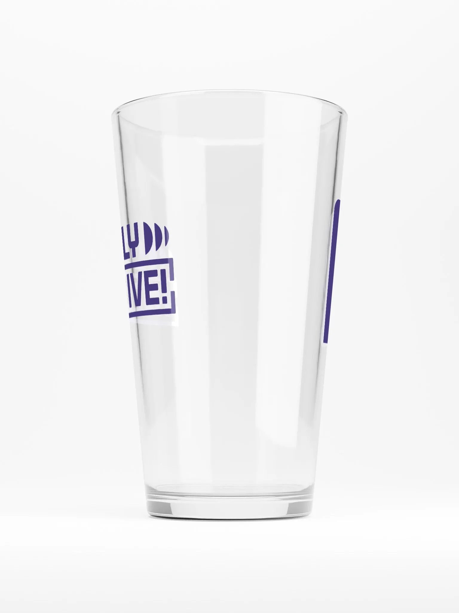 Purple Logo Pint Glass product image (2)