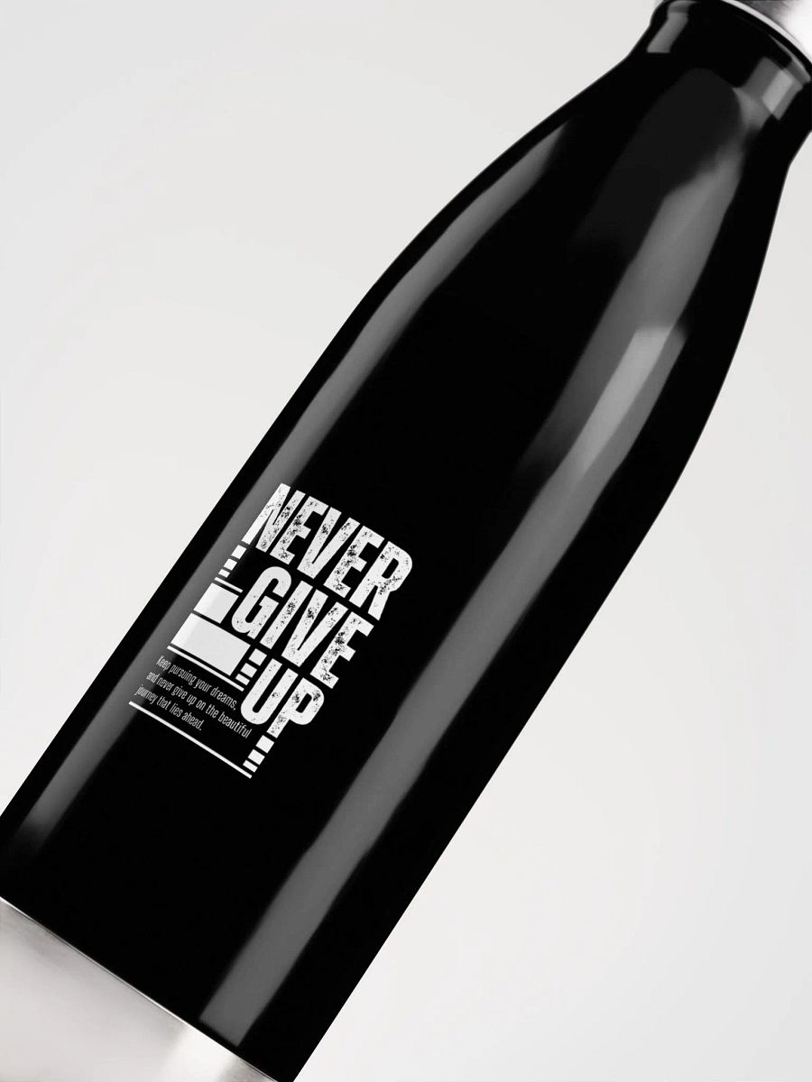 "Never Give Up" Motivational Water Bottle product image (5)