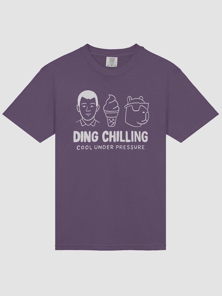 Ding Chilling – Cool Under Pressure | Funny Chess Meme Design | T-Shirt White on Dark product image (35)