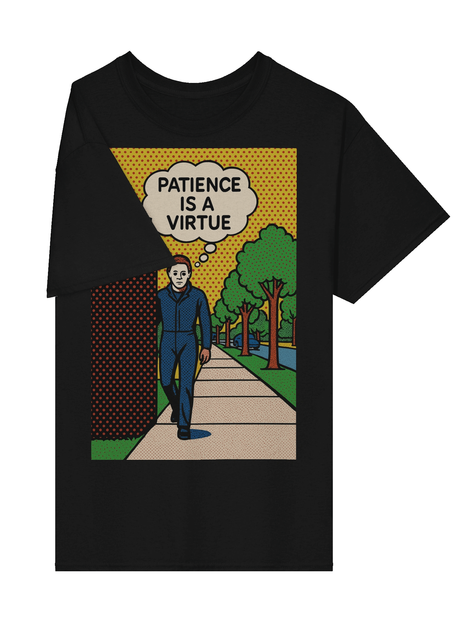 Halloween inspired Patience Is A Virtue Tee product image (41)
