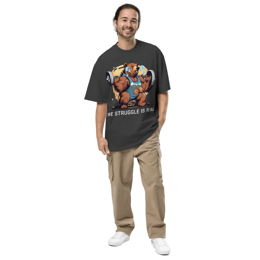 The struggle is real unisex faded T-shirt product image (16)