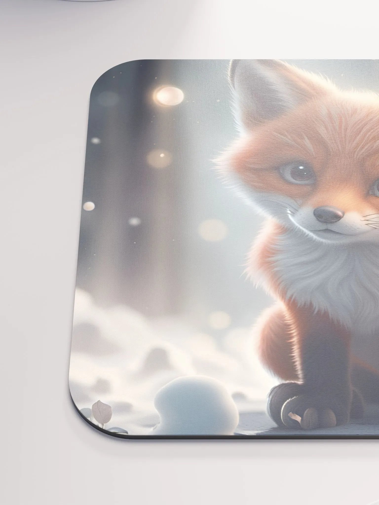 Fox Snow Mouse Pad product image (6)