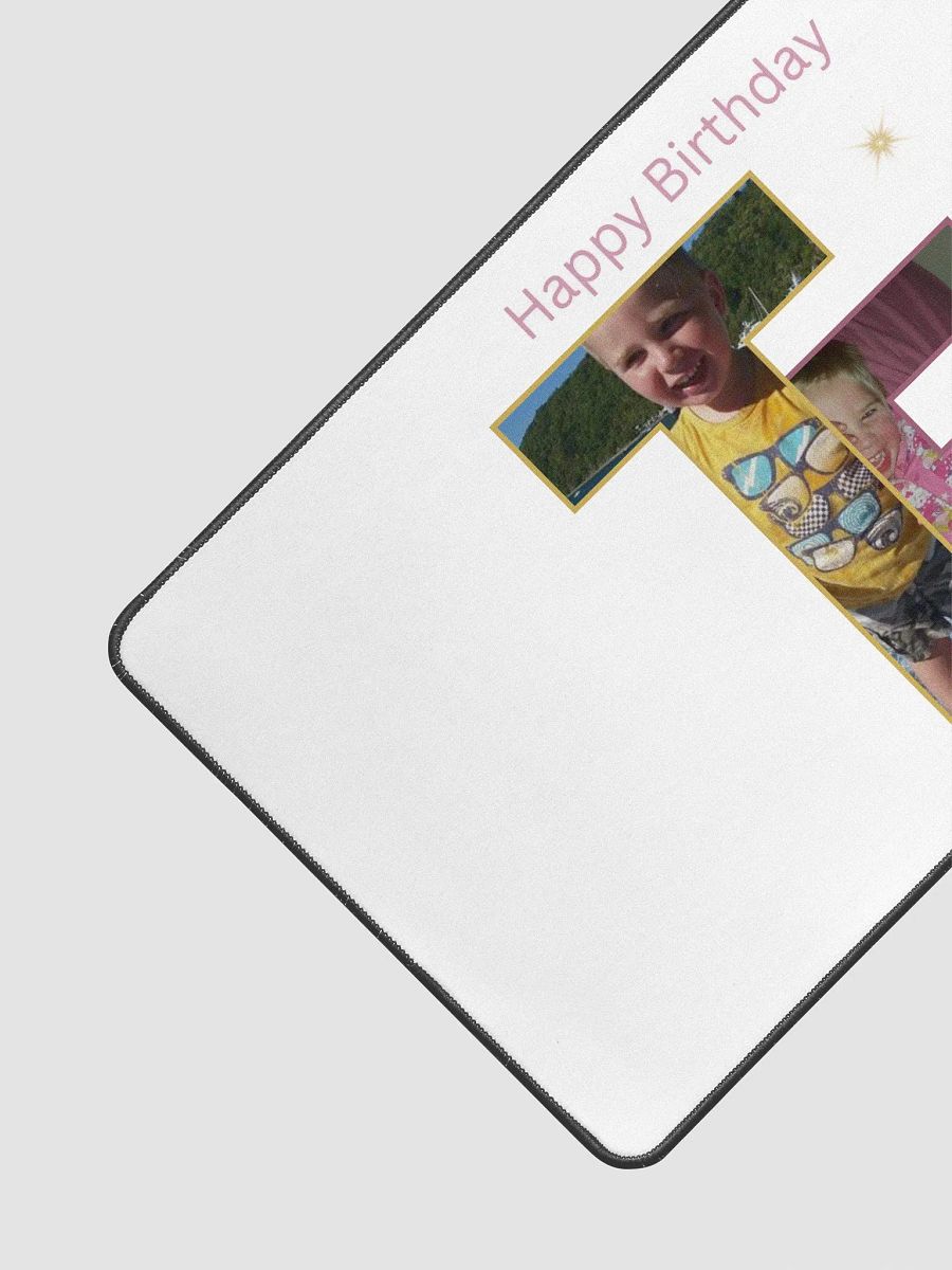 Custom Initials Birthday Mouse Pad product image (3)