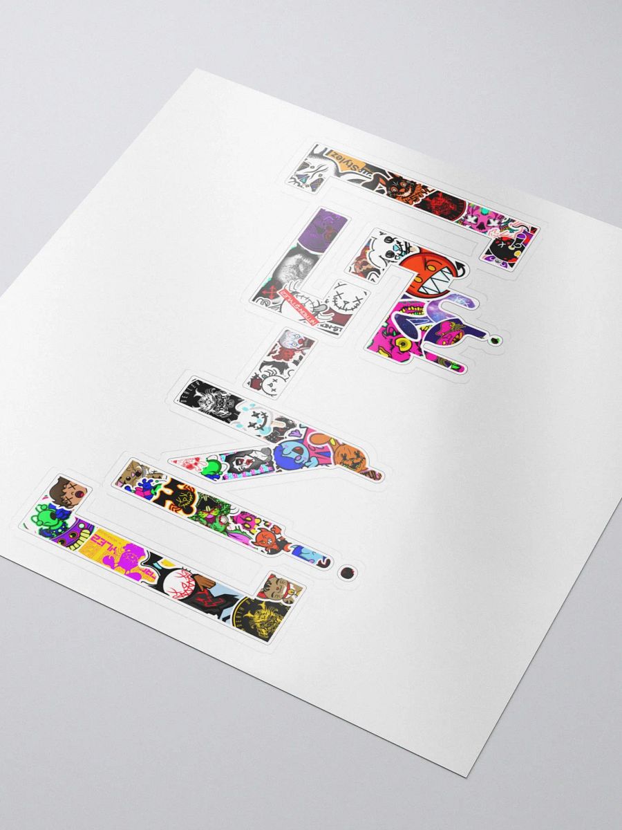 Wave 5 - Sticker Bomb Logo Kiss Cut Sticker product image (4)