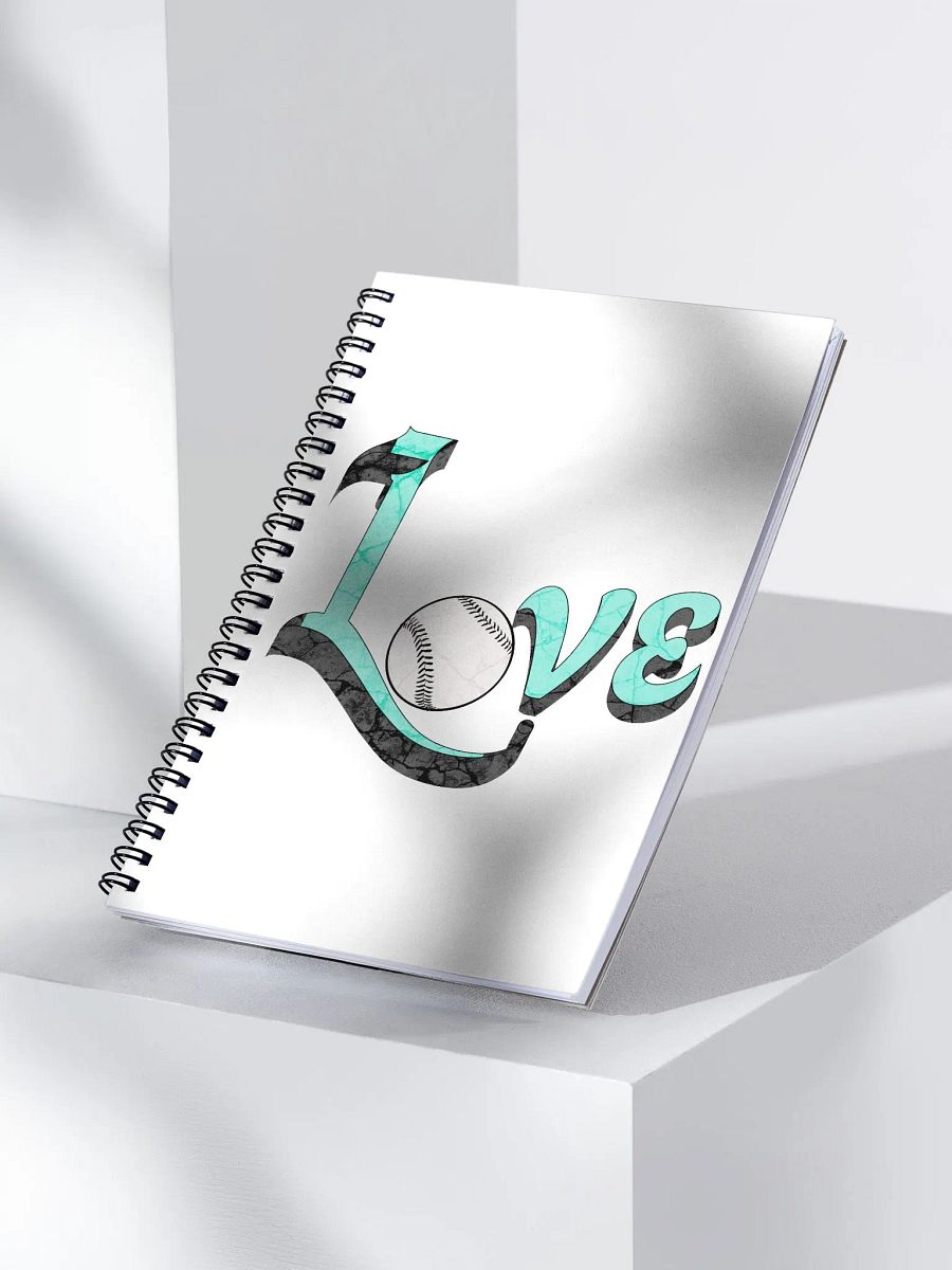 Love Baseball Spiral Notebook product image (2)