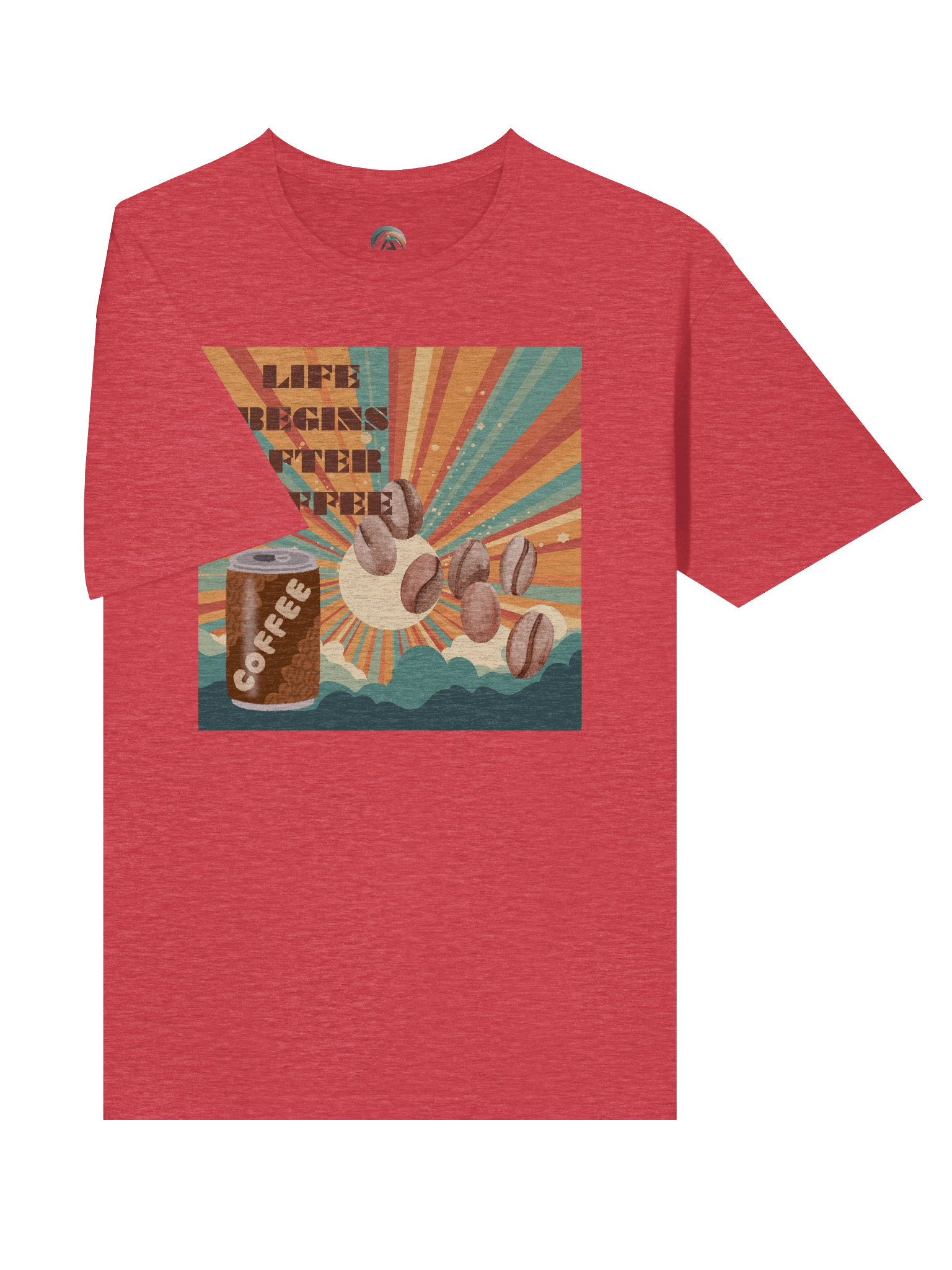 Retro Coffee Sunburst T-Shirt product image (25)