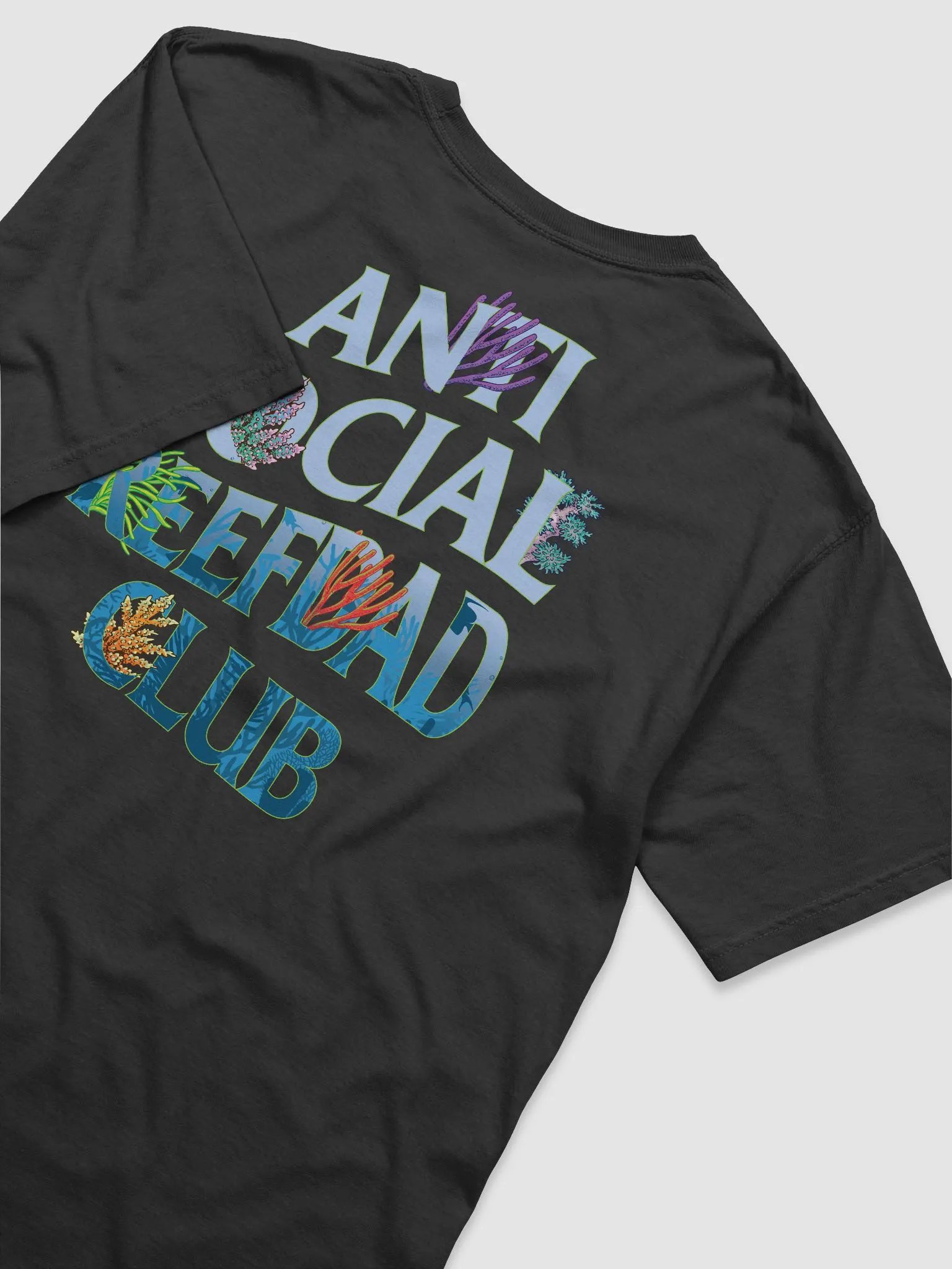 Anti Social Reefdad Club | T-Shirt for Introverted Saltwater and Coral Reef Aquarium Hobbyists product image (9)