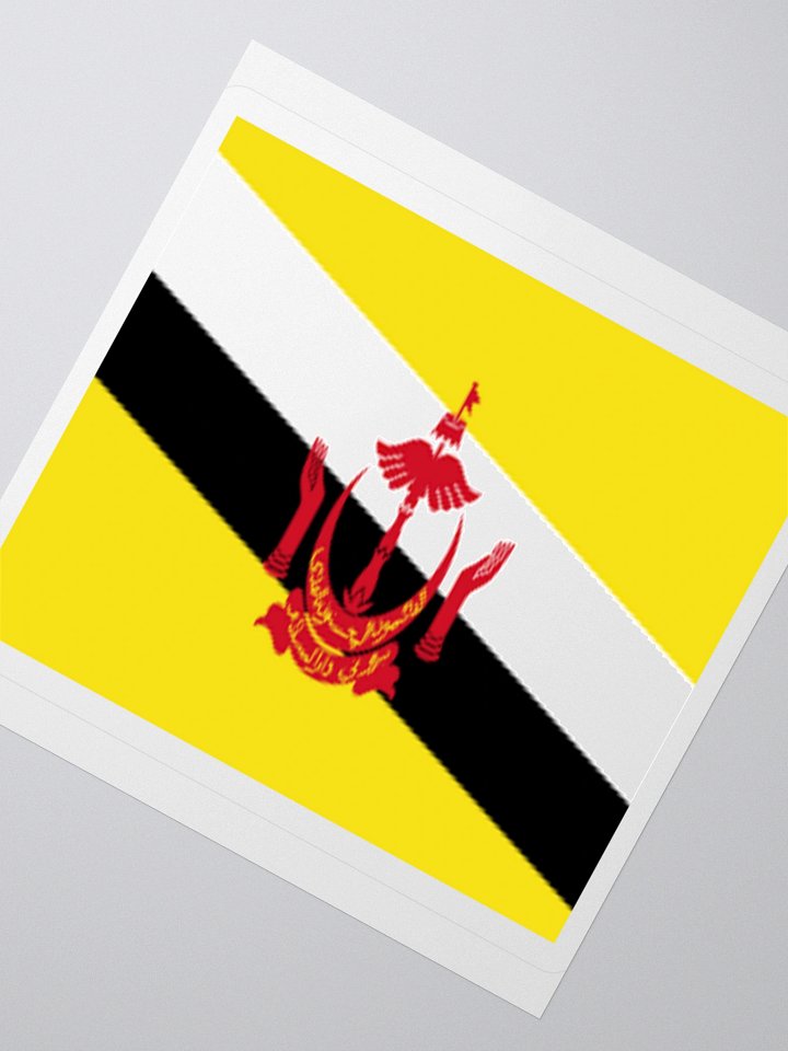 Exclusive Brunei Flag Kiss-Cut Stickers - High-Quality Vinyl, Multiple Sizes product image (4)