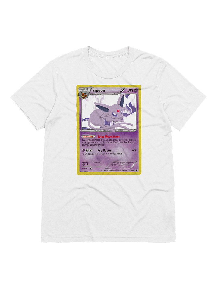 Espeon TCG T-shirt product image (1)