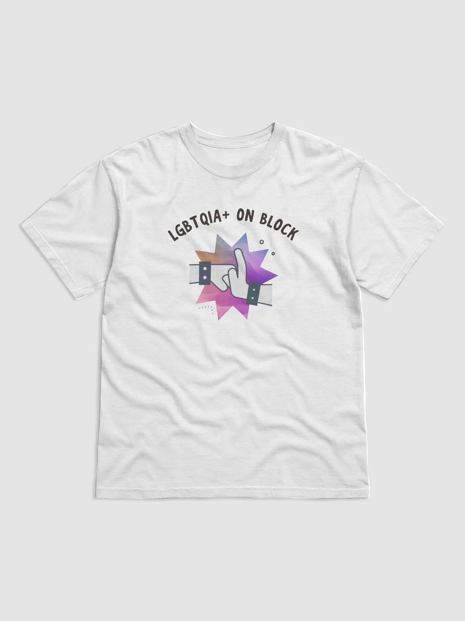 PRIDE - LGBTQIA+ On Block Alt Tee product image (1)