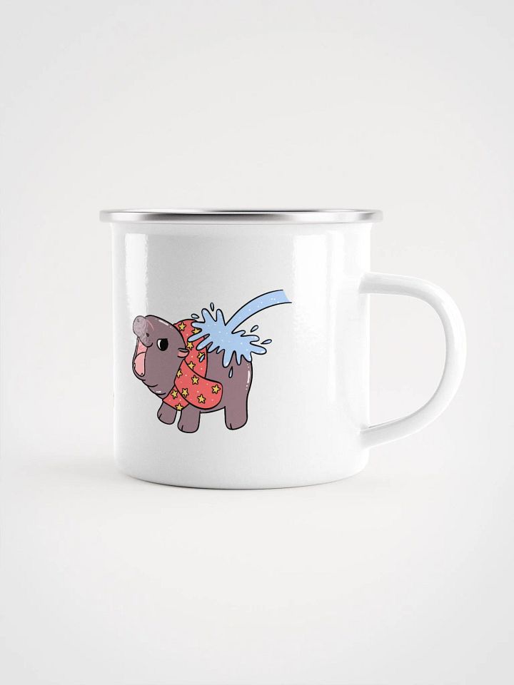 MOODENG'S CHRISTMAS ENAMEL MUG product image (1)