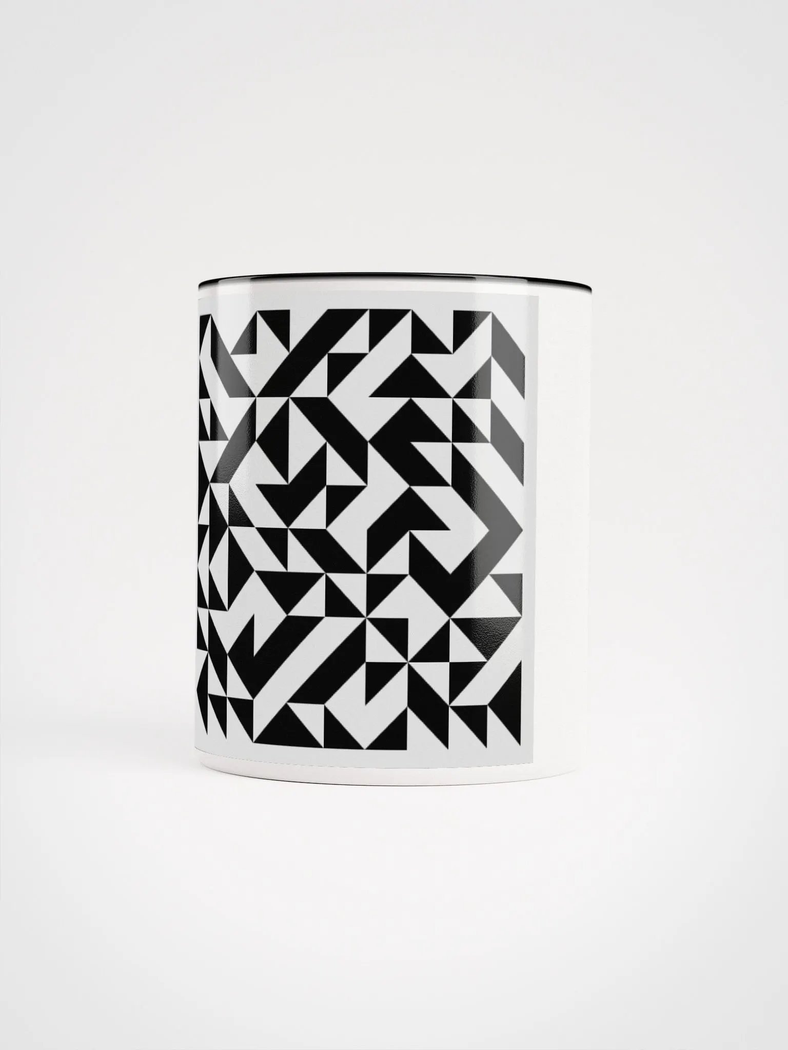 Abstract Geometric Harmony Ceramic Mug product image (5)
