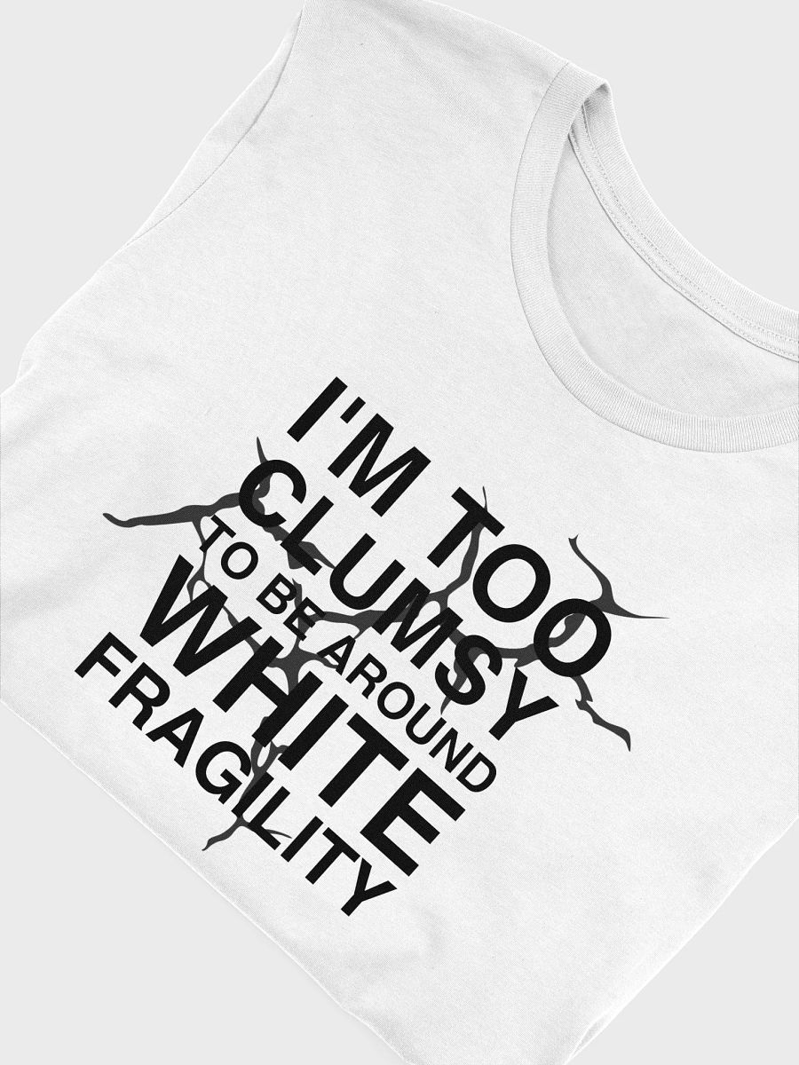 white fragility t-shirt product image (5)