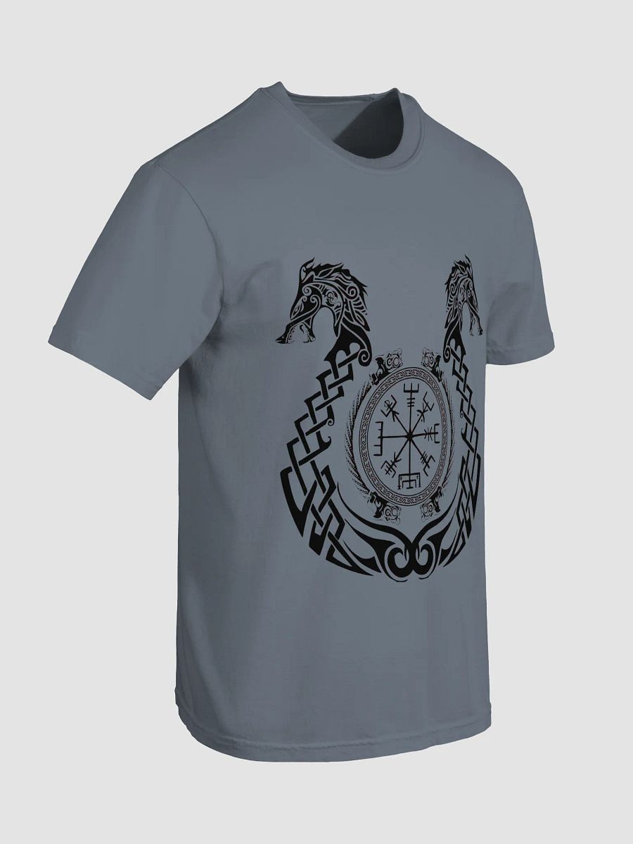 Forge Your Path – Forged In Valhalla Vegvísir Dragon T-Shirt product image (7)
