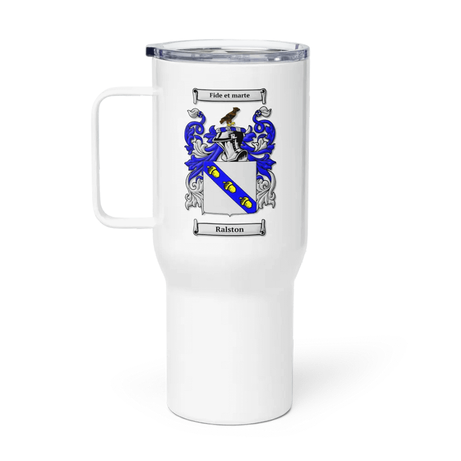 Ralston Family Crest - Travel Mug w/ Handle product image (1)