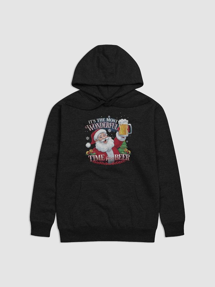 Santa’s Holiday Cheers Cotton Heritage Unisex Premium Hoodie product image (1)