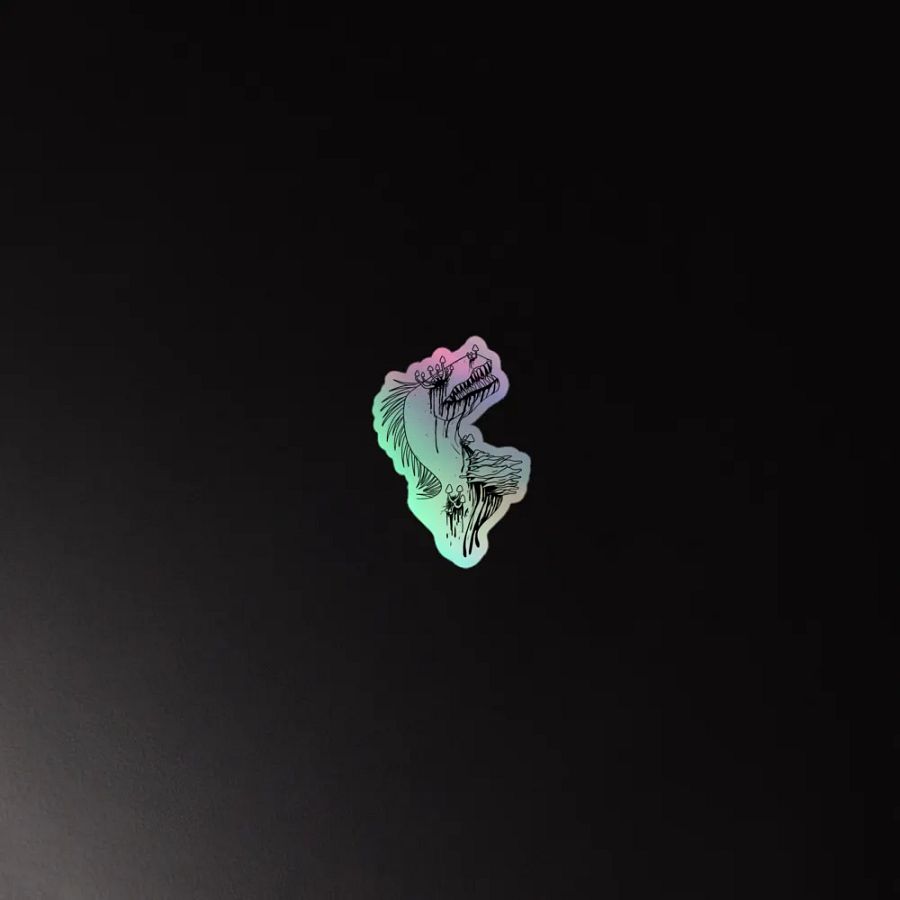 MUSHROOM MUSHROOM Holo Sticker product image (2)