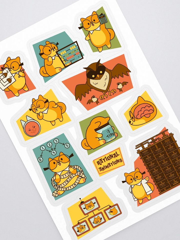 Patreon Tier Sticker Sheet product image (1)
