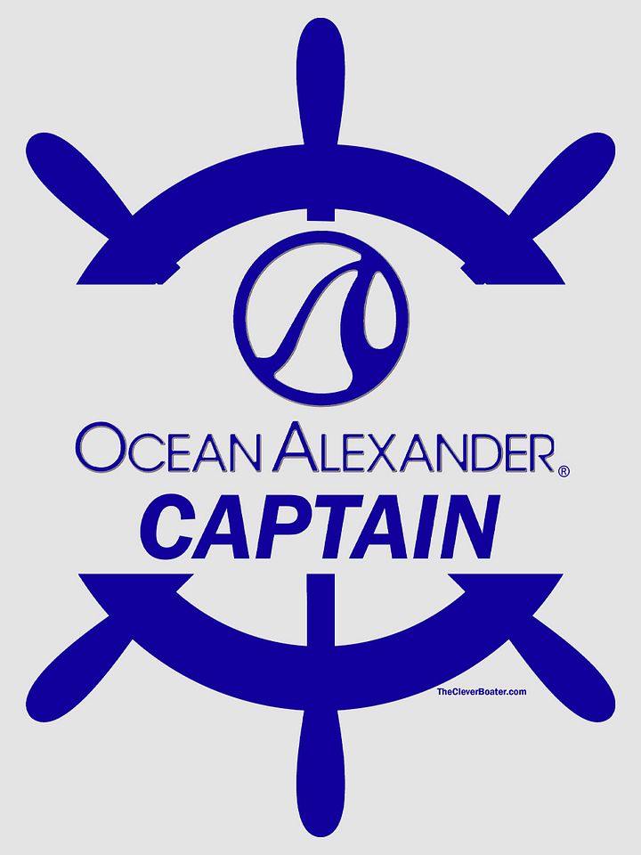 Ocean Alexander Captain - T-Shirt - Light Shirt w/Blue Logo product image (2)