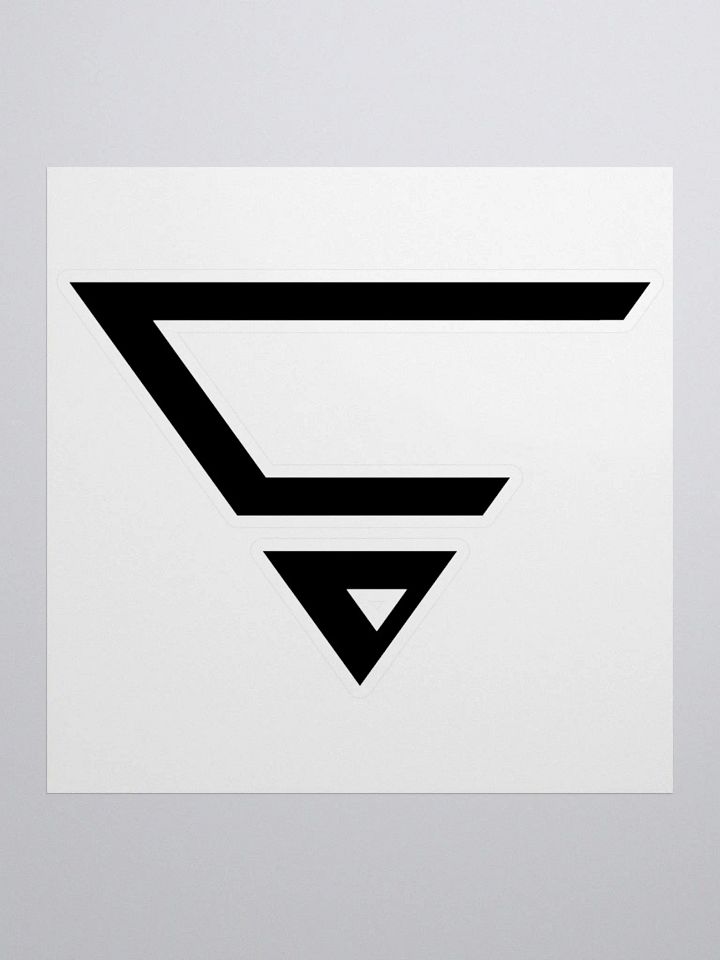 CraytoX Logo Stickers - Black product image (2)