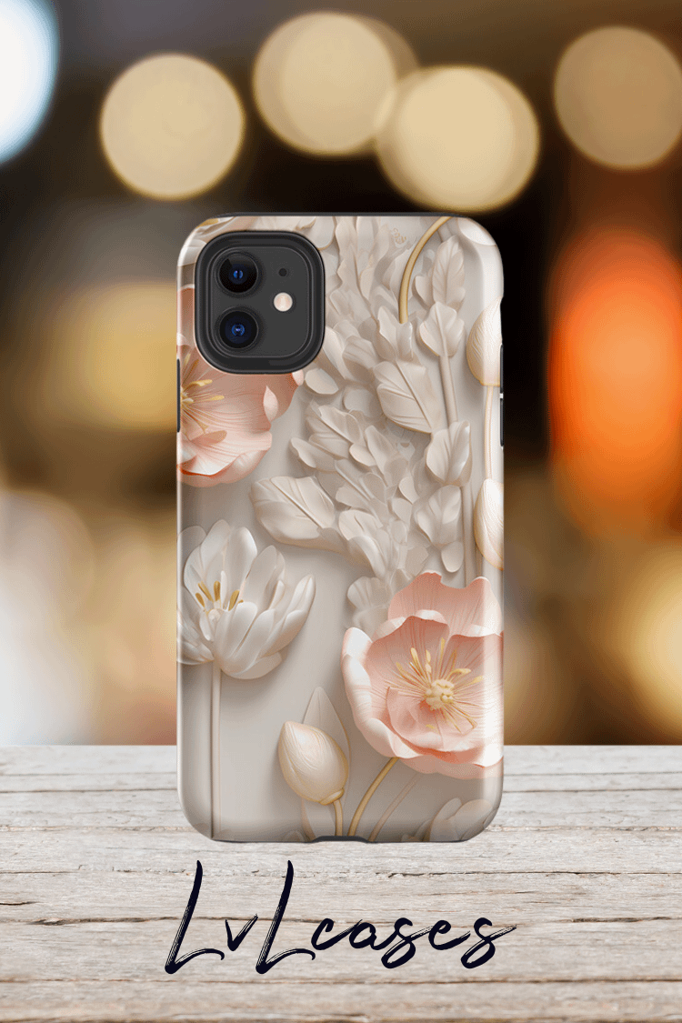 Romantic flowers iPhone case product image (3)