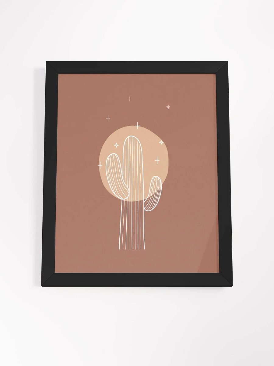 Celestial Cactus Framed Matte Poster product image (66)