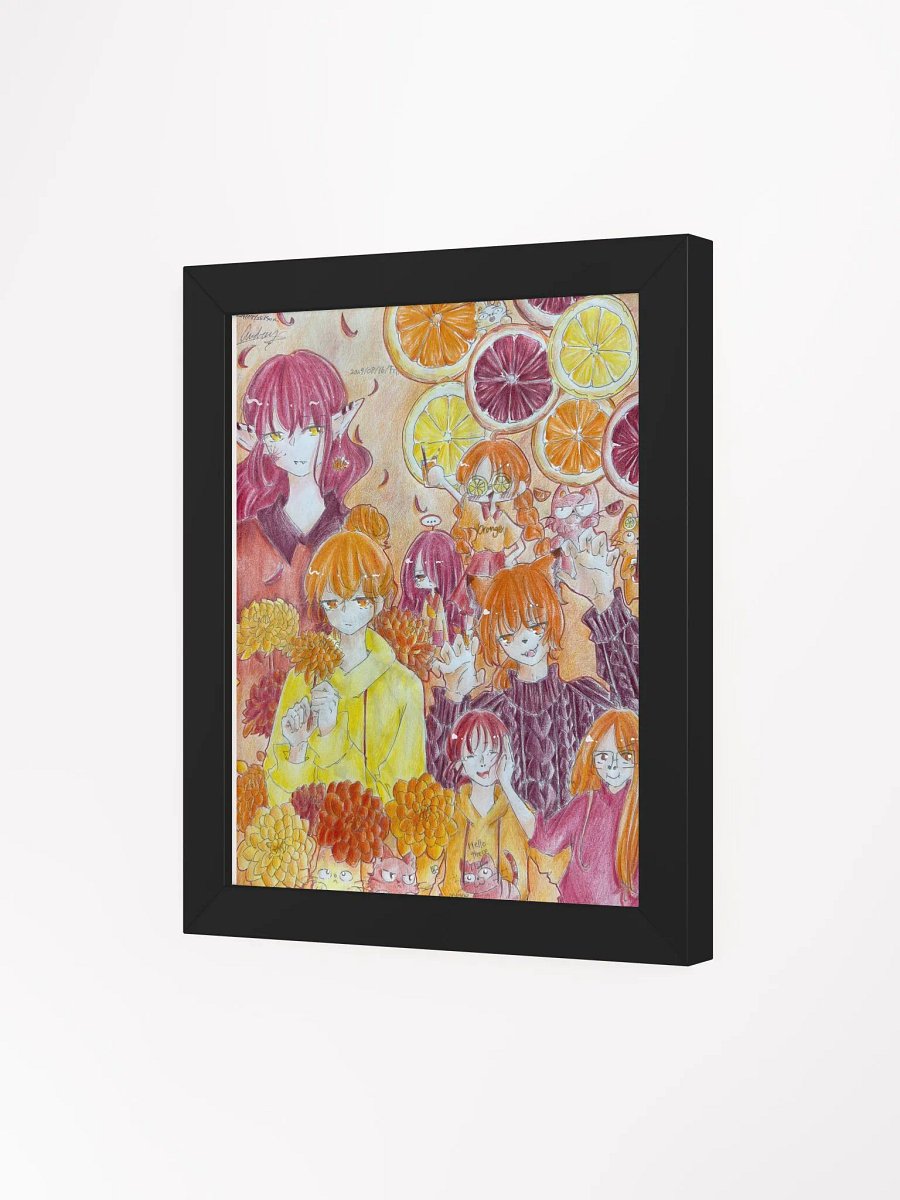 Orange Framed Matte Poster product image (3)