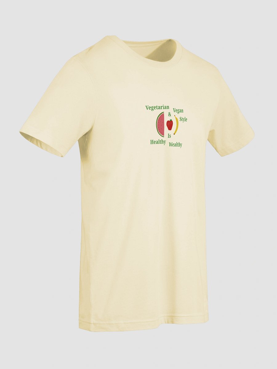 Vegetarian & Vegan Style Is Healthy Wealthy T-Shirt product image (9)