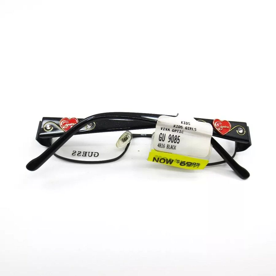 Guess GU9085 BLK Eyeglasses Black Rectangular Girls Kids Frames 48[]16 130 product image (7)