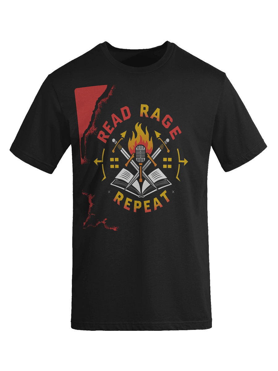 Flaming Literary Rebellion T-Shirt product image (8)