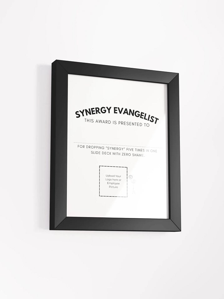 Synergy Evangelist Certificate - Framed Poster product image (10)