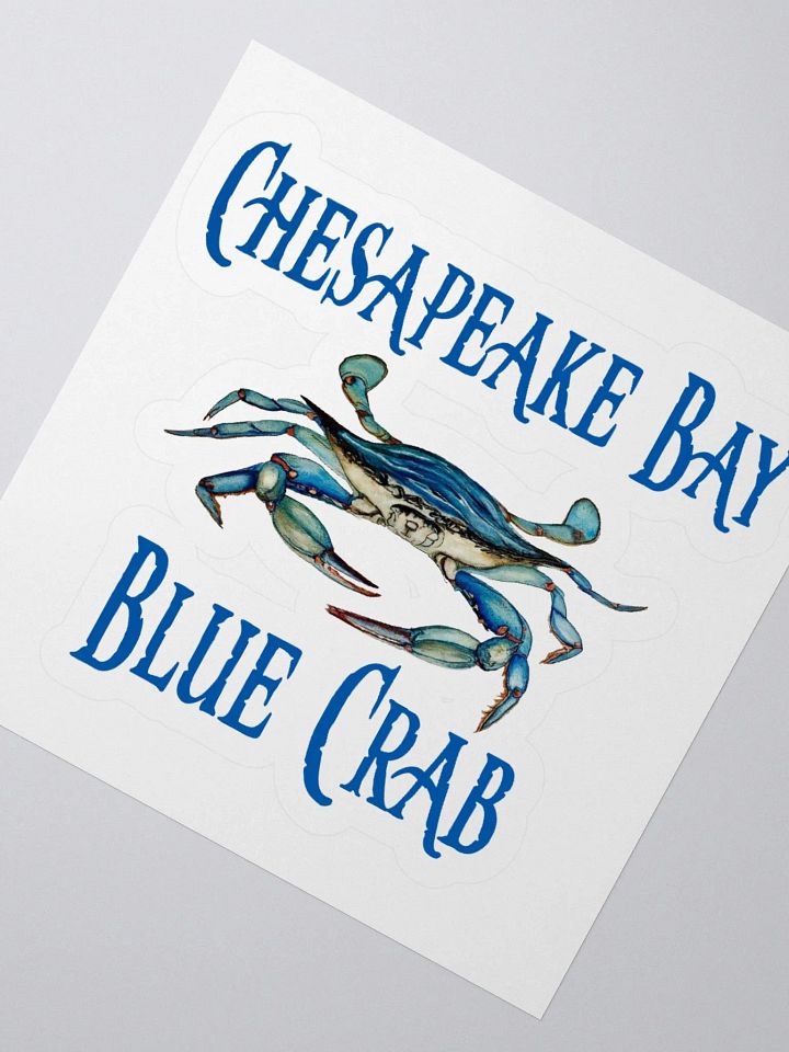 Chesapeake Bay Blue Crab Sticker product image (6)