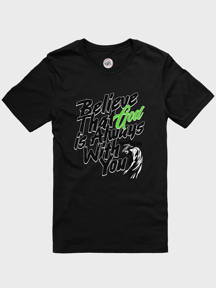 God Is Always With You T-Shirt (Green) product image (2)