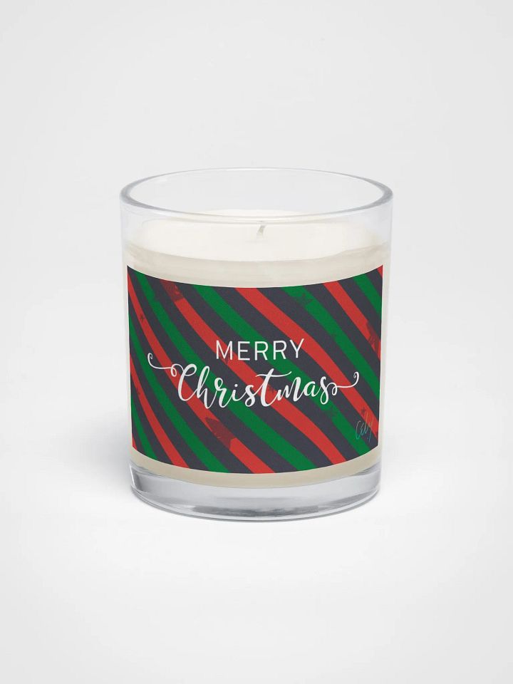 Festive Merry Christmas Soy Wax Candle product image (1)